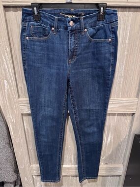 Seven7 Dark Blue Women's Skinny Jeans